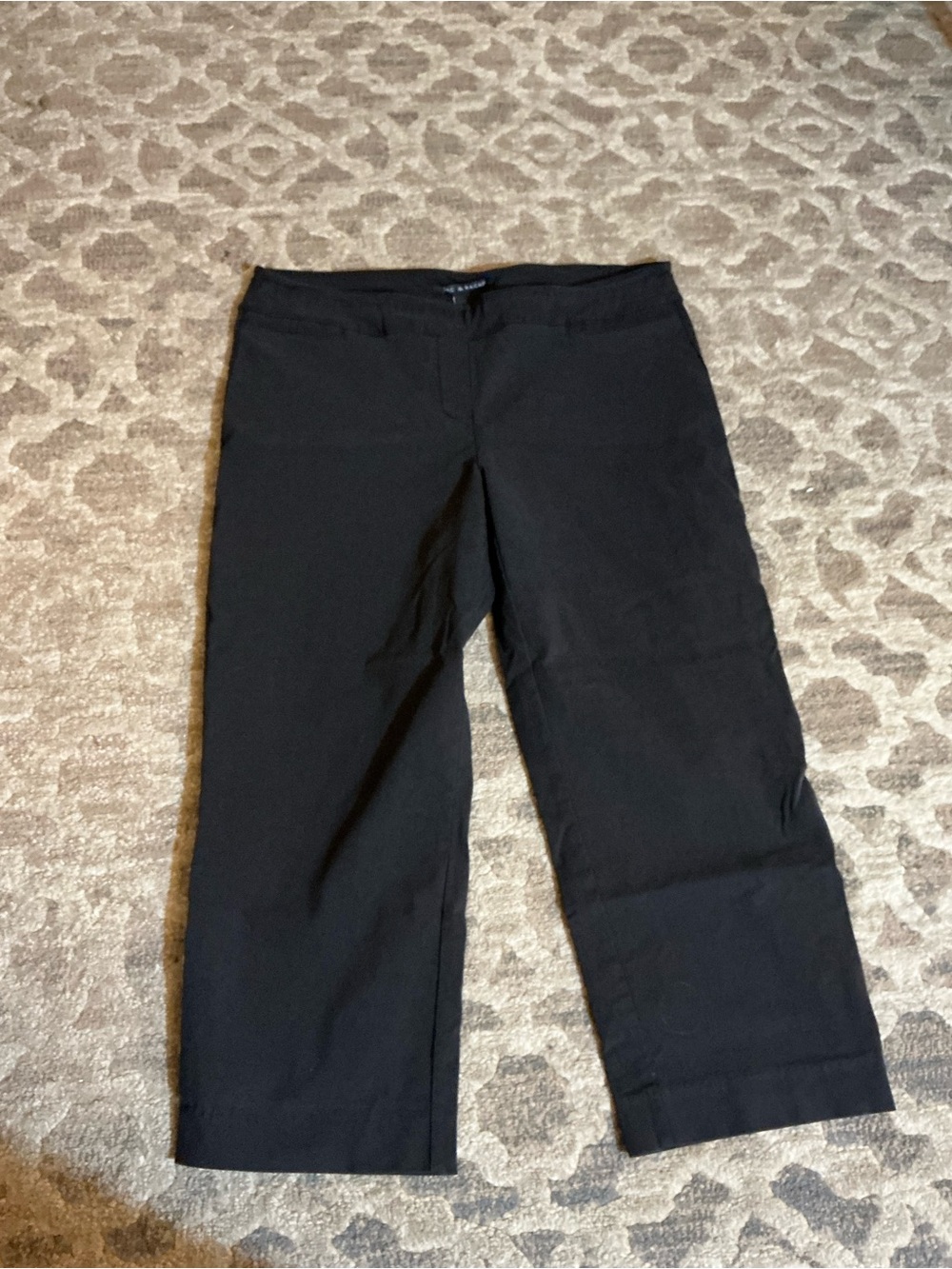 Zac & Rachel Black Wide-Leg Trousers